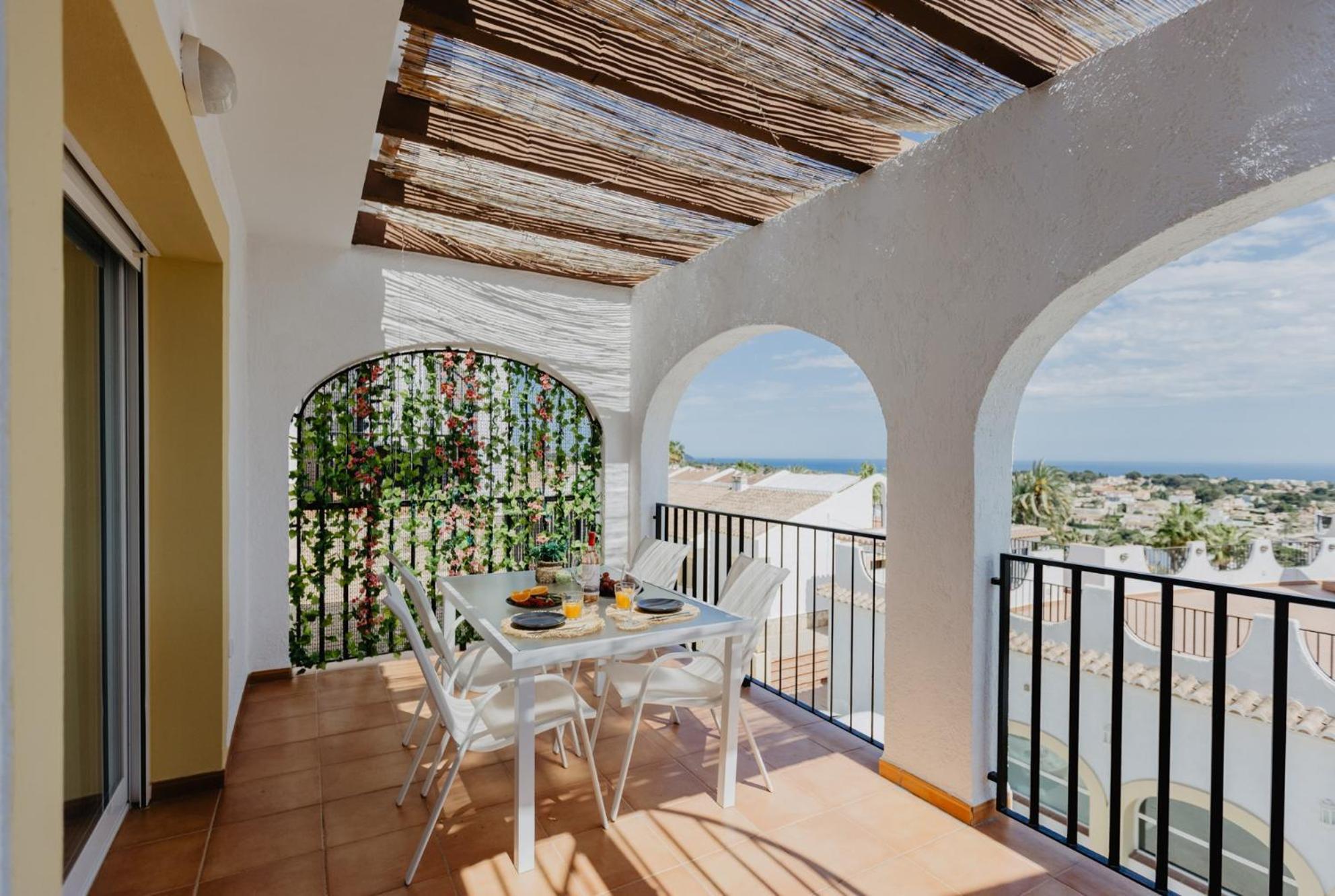 Casa Sunrise - Costa Blanca House With Rooftop, Swimming Pools And Panoramic Sea And Calpe Views Exteriör bild